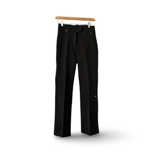 Fera Womens Wool Blend Snow Ski Pants Size 8L Black Snowboarding Vintage